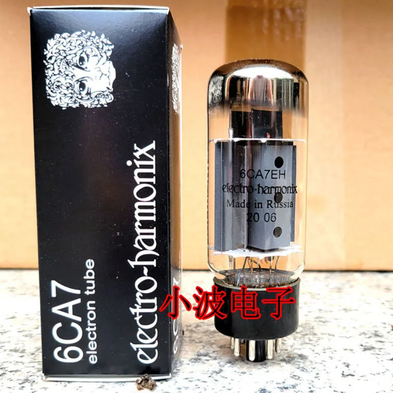 

2pcs/lots Russia EH 6CA7 tube Replace EL34 6p3p 5881 exact pairing