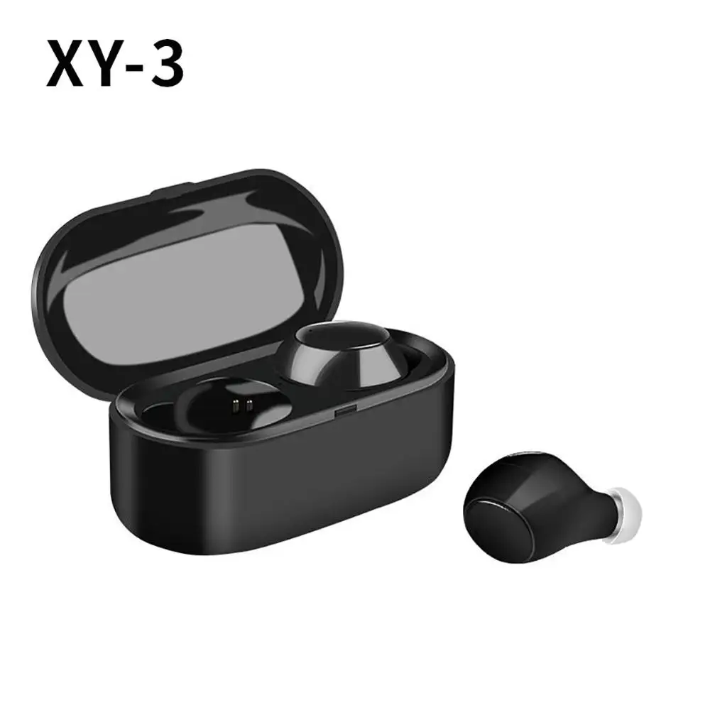 Черный Bluetooth 5,0 наушники TWS беспроводные наушники Handsfree спортивные наушники игровая гарнитура для телефонов - Цвет: Черный