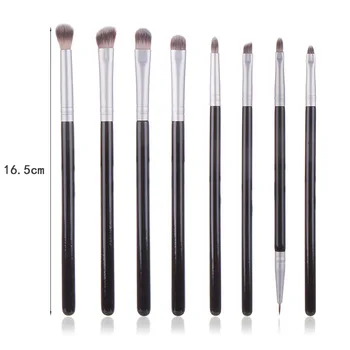 

HZM 8 pcs Eyeshadow Makeup Brushes Makeup Brush Set Pro Pink Blend Gold Eye Shadow Make Up Brushes Synthetic Soft Hair YA249