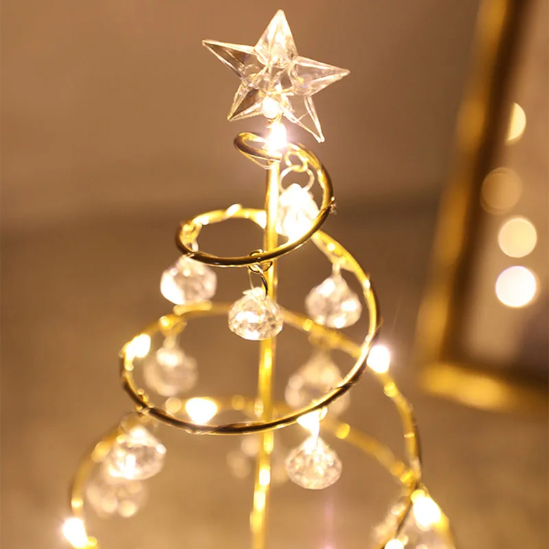 battery operated crystal table lamp