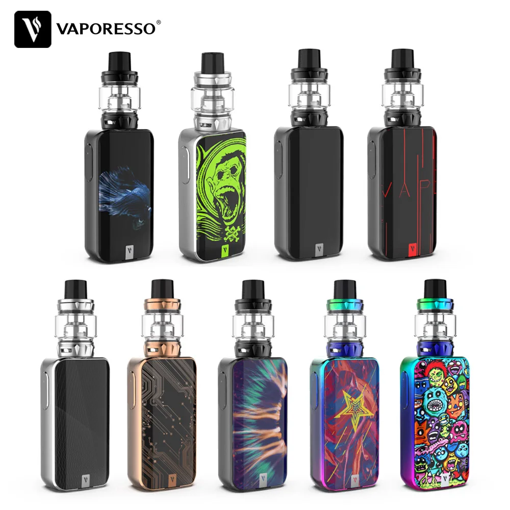 Vaporesso Vape 220 Вт люкс S комплект с SKRR S Tank 8 мл распылитель QF полоса в сеточку катушка ядро пара комплект электронных сигарет