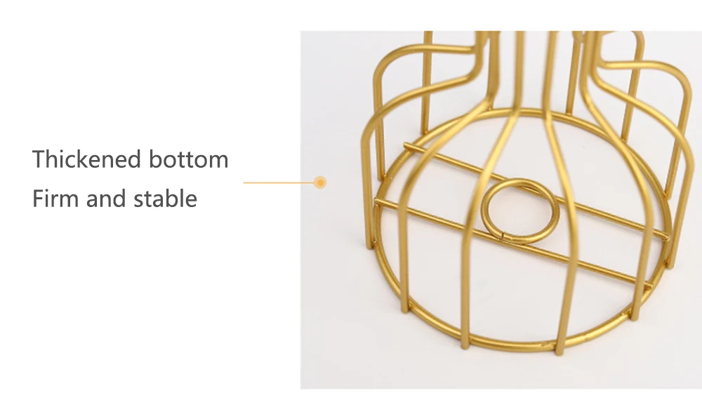 Nordic Style Creative Vase Home Decor Art Retro Glass Vase Metal Plant Holder Iron Decoration Flower Ornament For Home Garden 9