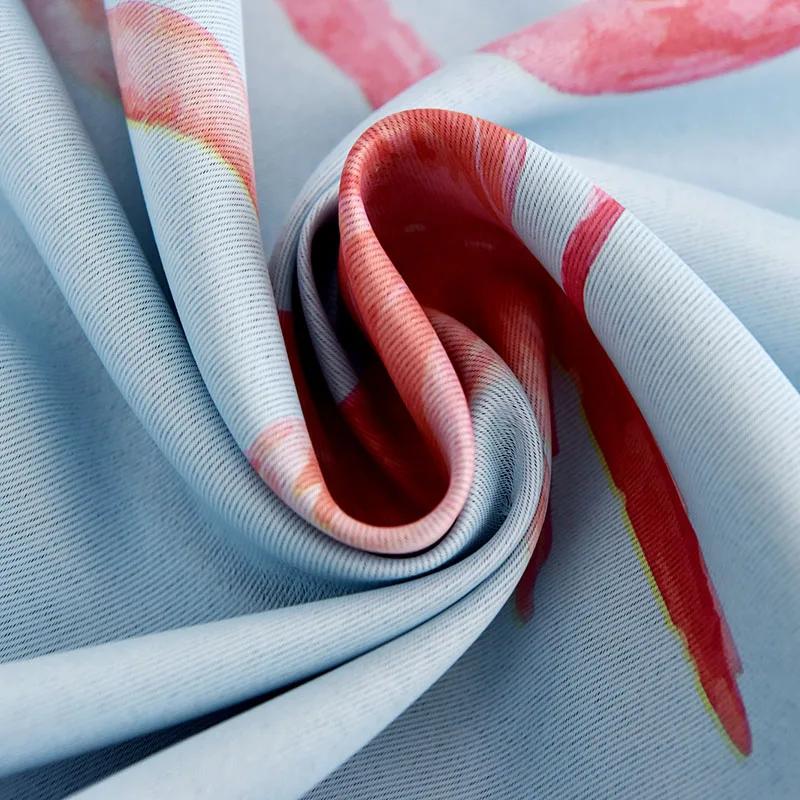 color 2 1 панель W100xL200cm Фламинго печати шторы для мальчиков Дети дверь кухня Балкон шторы M183C - Цвет: color 2