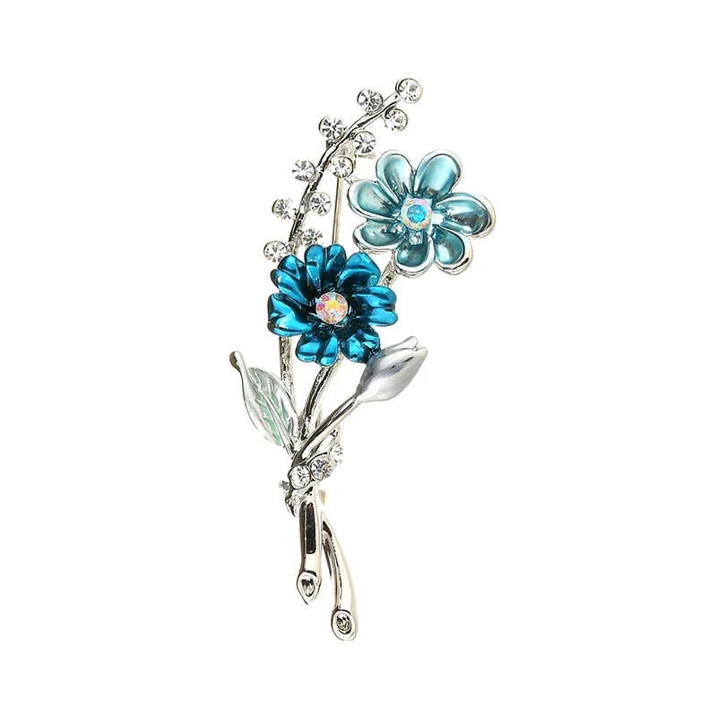 

S16 Fresh women wear alloy Brooch fashionable retro Flower Brooch