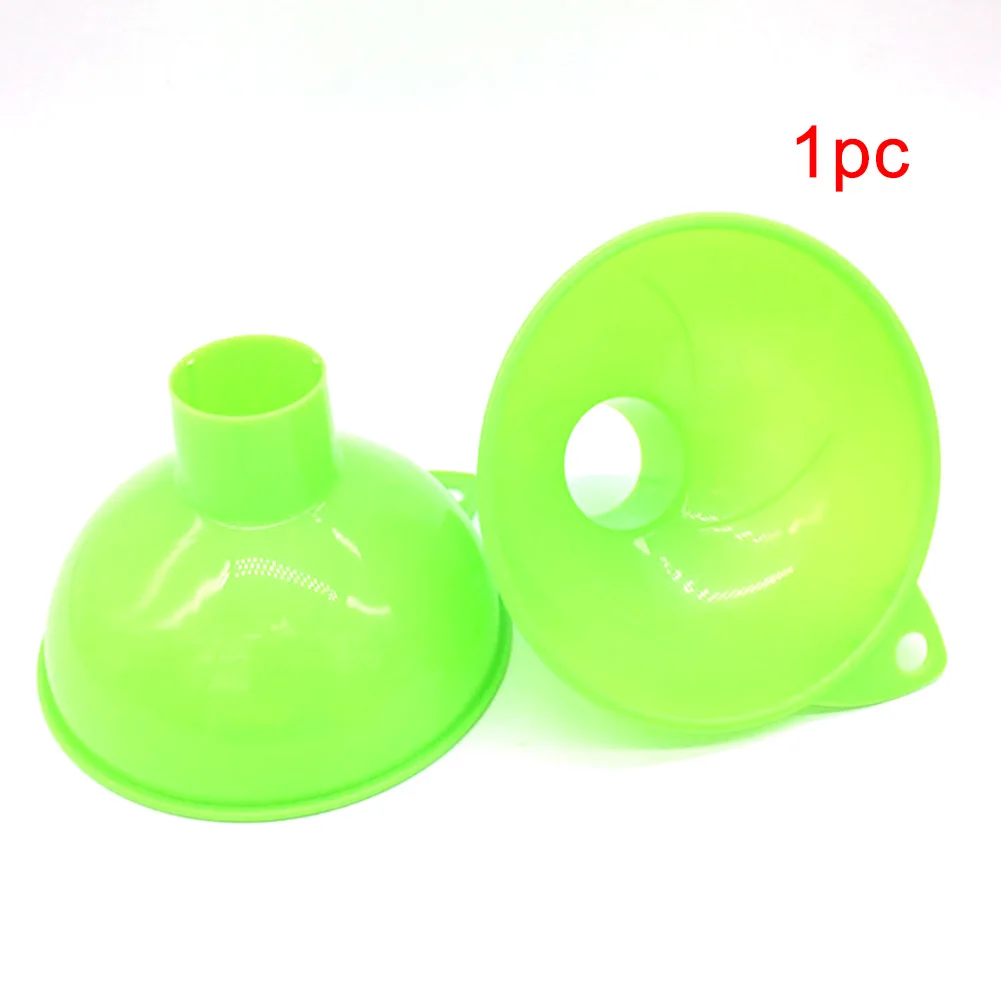 

Kitchen Gadgets Plastic Wide Mouth Home Durable Hopper Oil Fuel Funnel Reusable