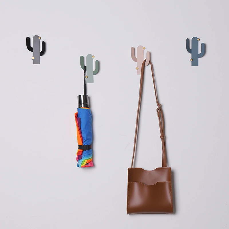 

Cactus Hat Hook Nordic Simple Nail-free Hanger Porch Bedroom Hanging Hook Wall Mounted Storage Key Hook Door