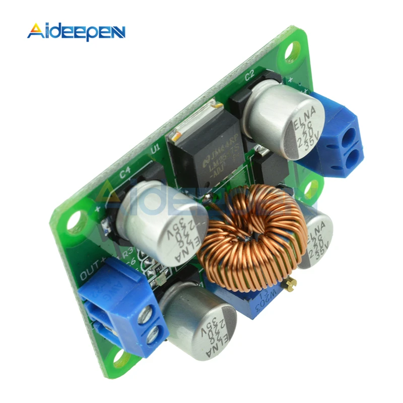 LM2587 DC-DC 3,5 V-30 V 4 V-40 V Step Up Питание Модуль Регулируемый 5A повышающий преобразователь постоянного тока с Напряжение регулятор доска для Arduino