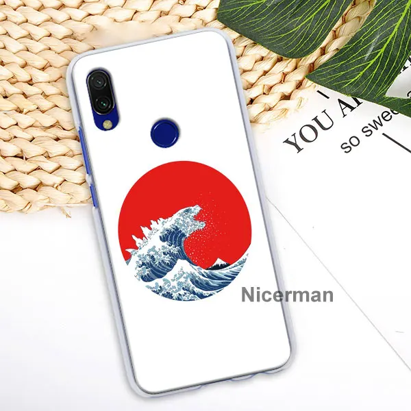 Чехлы для телефонов Hokusai The Great Wave для Redmi Note 6 7 8 Pro Redmi K20 Pro 5 6 7 6A 7A 8A Y3 S2 GO 8T Твердый Чехол - Цвет: H11