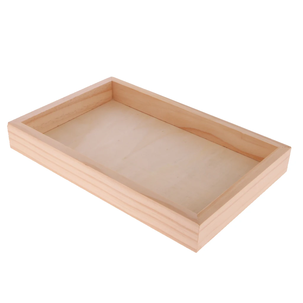 

Unpainted Plain Wooden Tiny Tools Jewllery Storage Box Organizer Gift