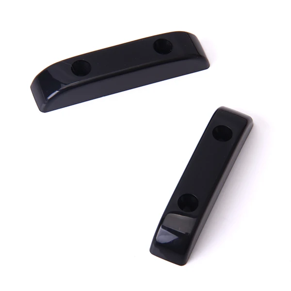 Tooyful High Quality 2Pcs Plastic Black Thumb Rests With 4Pcs Mounting Screws for Electric Bass and Wood Bass Guiatr Acessories