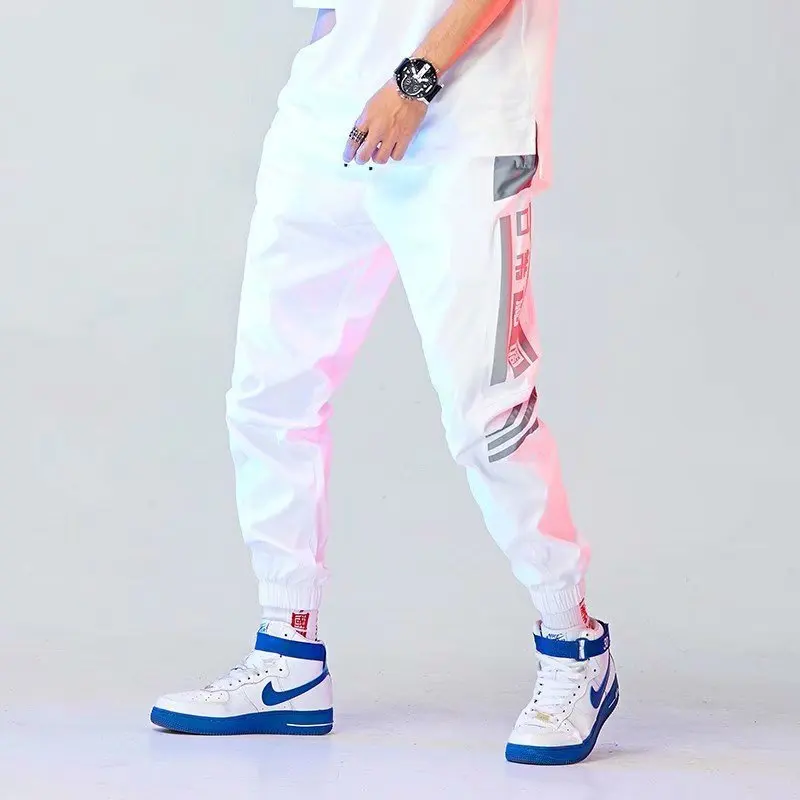 

Ankle Banded Pants Men's Popular Brand xi ha ku Casual Korean-style Loose-Fit Trend National Trends Reflective Skinny Sports Hip