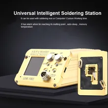 Бессвинцовая паяльная станция интеллектуальное управление температурой Оловянная посадочная материнская плата слоистый нагревательный стол для iPhone X XS MAX