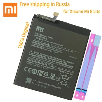 

Xiao Mi Original Phone Battery BM3J For Xiaomi 8 Lite MI8 Lite High Capacity Polymer Replacement Battery 3350mAh