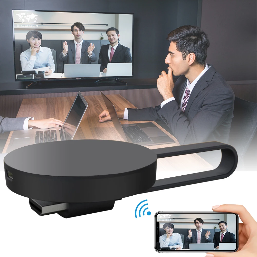 1080P беспроводной WiFi Дисплей Ключ ТВ Стик видео адаптер HDMI-совместимый экран