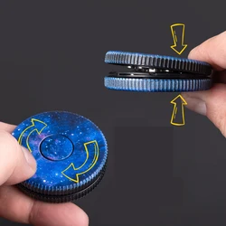 Jouet à couineur Anti Stress pour adulte, décompression de pièce de monnaie, son infini, décompresser, décompresser, antidérapant, ciel étoilé 