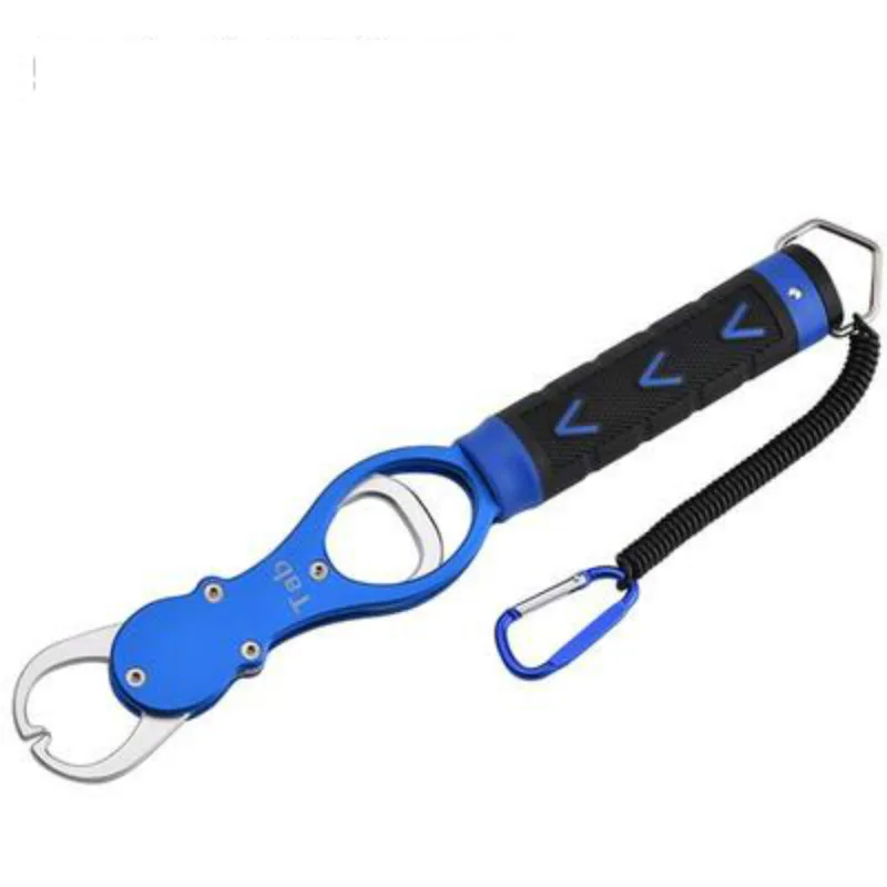 Fish Grip 21/24/29cm Portable Stainless Steel Fishing Gripper Grab Carp Lip EVA Handle Tackle Tools Pesca | Спорт и развлечения