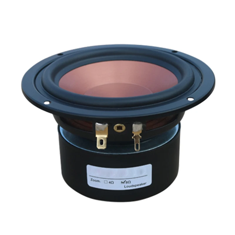 4 Inch Mid Bass Woofer Hifi Speaker 40W 4/8Ohm Mid Range Bass Audio Speaker 25 Core Home Bookshelf Loudspeaker DIY 1PC