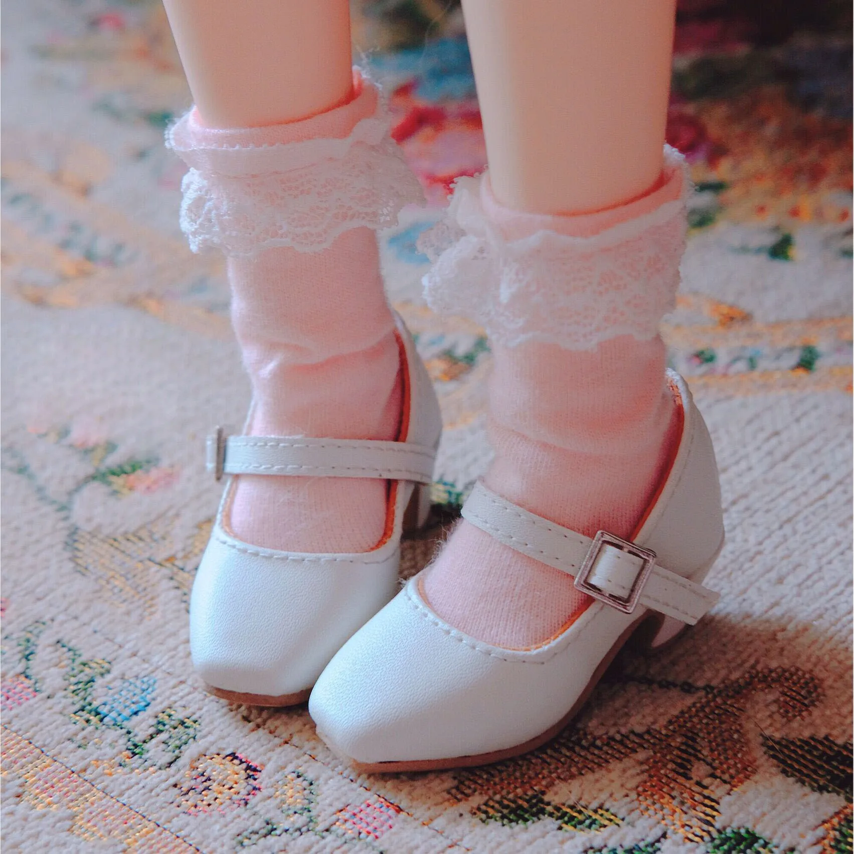 1/4 BJD кукольные туфли на высоком квадратном каблуке в стиле ретро подходящие для 1/6 1/4 IMDA3.0 MDD кукольные туфли кукольные аксессуары