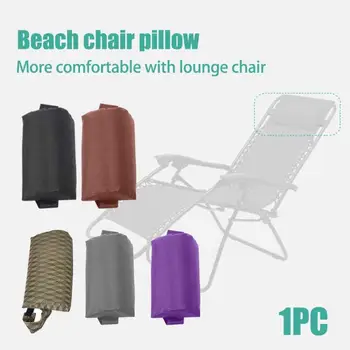 

Easy Clean Universal Folding Chair Head Cushion Neck Pillow Backyard Support