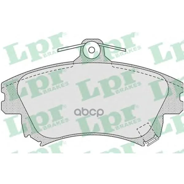 Колодки Тормозные Mitsubishi Carisma 95-06/Colt 04-/Volvo S40/V40-04 Передние Lpr 05p711 Lpr арт. 05P711