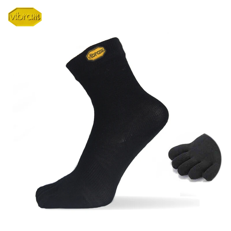 Vibram 5toe Sock Crew Wool Five Fingers Men Women Spring Summer Outdoor