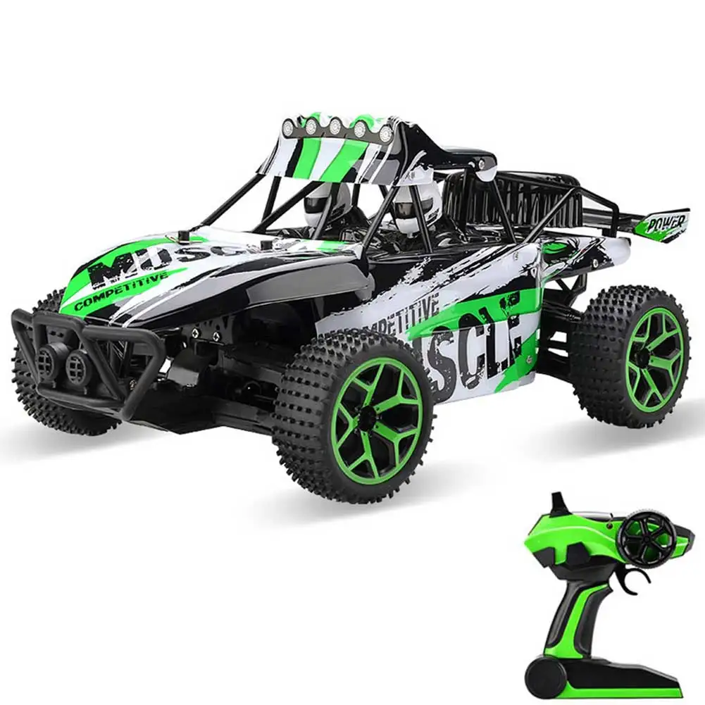 

1:18 Scale Radio Controlled 2.4GHz Off Road Kids Toy RC Car Gift Remote Control Rechargeable High Speed Electric Vehicle Buggy
