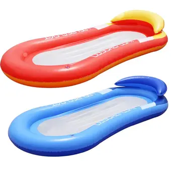 

Swimming Pool Hammock Inflatable Float with Handle Multi-purpose Pool Lounge Chair Drifter Comfortable Pool Chair Water