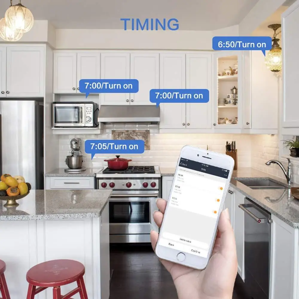 Tuya-EU 16A Ʈ ÷ WiFi ,  , Ÿ̹ , Ʈ    Alexa Google assistant ȣȯ,