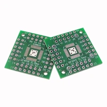 5 pces qfn48 para dip48/qfn44, qfp48, qfp44, pqfp, placa de conversão lqfp/placa de adaptador