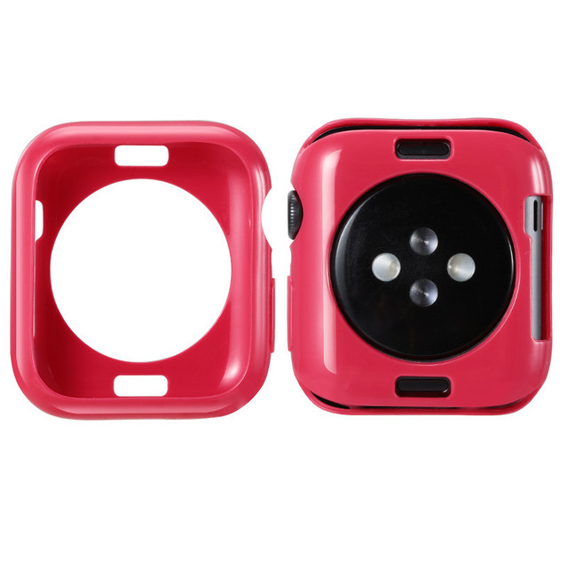 Soft Silicone Case for Apple Watch 6 SE 5 4 3 2 1 40MM 44MM Cover Protection Shell for iWatch 4 5 6 3 2 42MM 38MM Bumper