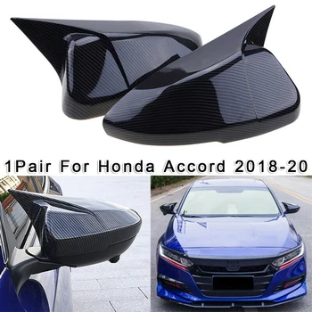 

1 Pair Mirror Covers Fit for Honda Accord 2018 2019 ABS Front Black Car