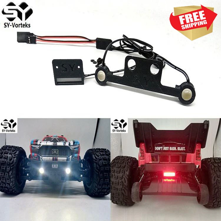 RC Kit Lampu LED Mobil Kontrol Radio 