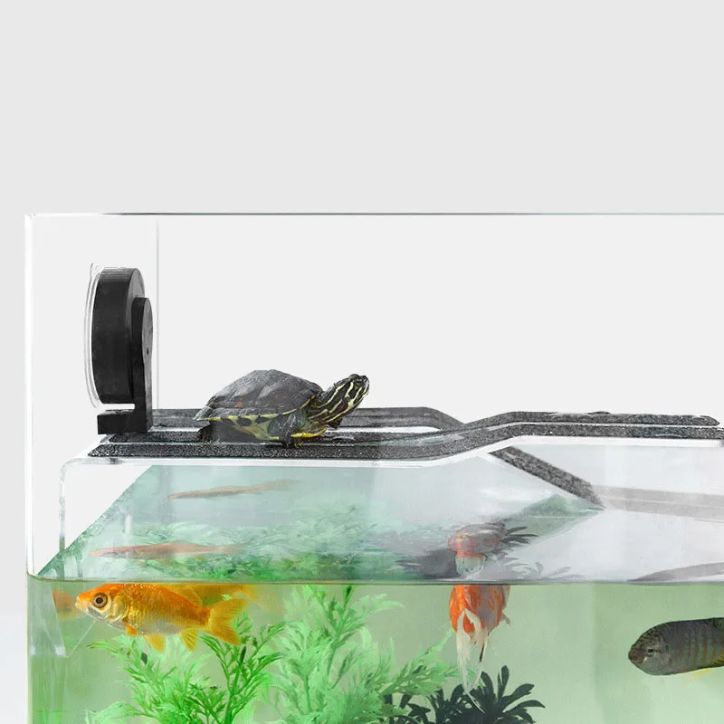 Acrylic-Turtle-Platform-Tank-Platform-Aquarium-Animal-Water-Tank-Dock-Reptile-Habitat-Rock-Climbing-Frame-Supplies.jpg Akril Teknős Platform Tartály Platform Akvárium Állati Víztartály Dokkoló Hüllő Élőhely Sziklamászó Keret Kellékek - Image 2