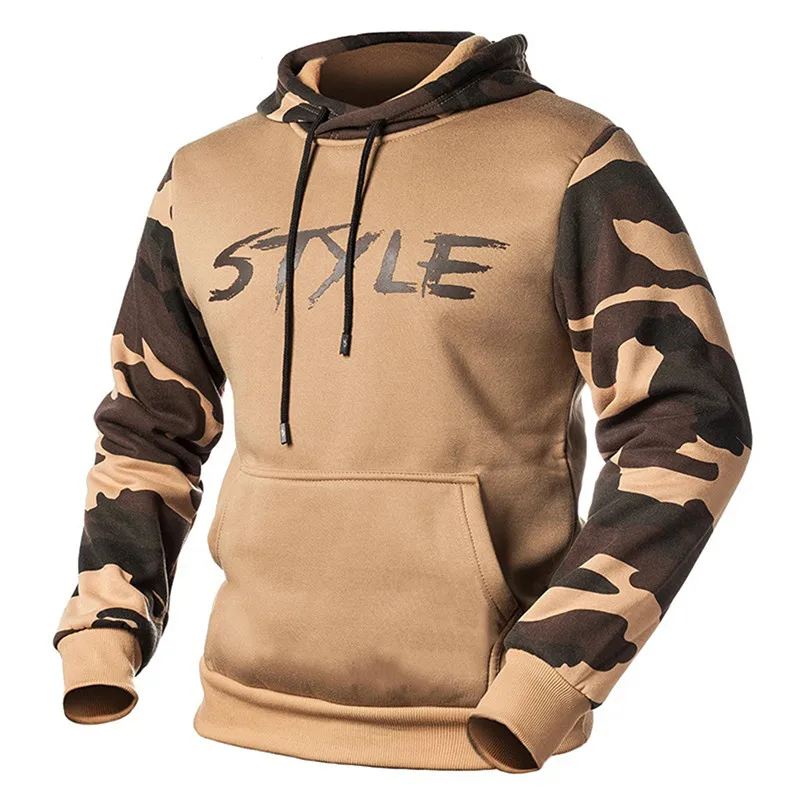  Tactical Men's Camouflage Hoodies Spring Autumn Casual Pullover Fleece Hooded Sweatshirt Male Milit