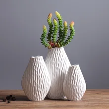 Nordic Simple Modern Dry Flower Decorative Ceramic Vase For TV Cabinet Living Room Bedroom Study Room Windows Sill Restaurant
