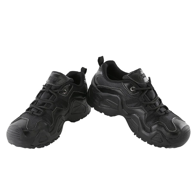 Лидер продаж; походная обувь для походов и альпинизма; Тактические Военные военные тренировочные ботинки-дезерты; нескользящие низкие кожаные кроссовки для мужчин