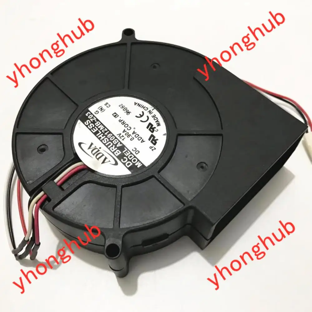Охлаждающий вентилятор для сервера ADDA AB0912MB Z03 DC 12 В 0 90a 97x97x33 мм|square fan|server fandc fan 12v |