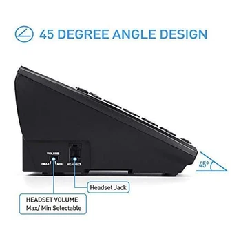 

Call Center Telephone with Noise Cancellation Headset for Home Office Phone Customer Service