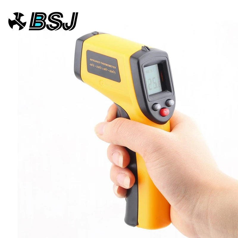 

Non Contact Digital Laser infrared thermometer GM320 -50-380C Themperature Pyrometer IR Laser Point Gun For Industry home use