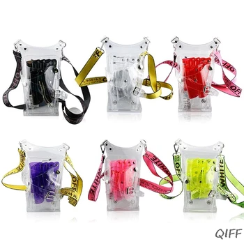 

Transparent PVC Toolkit Clipper Scissors Storage Bag Waist Bag Hairdressing Tool