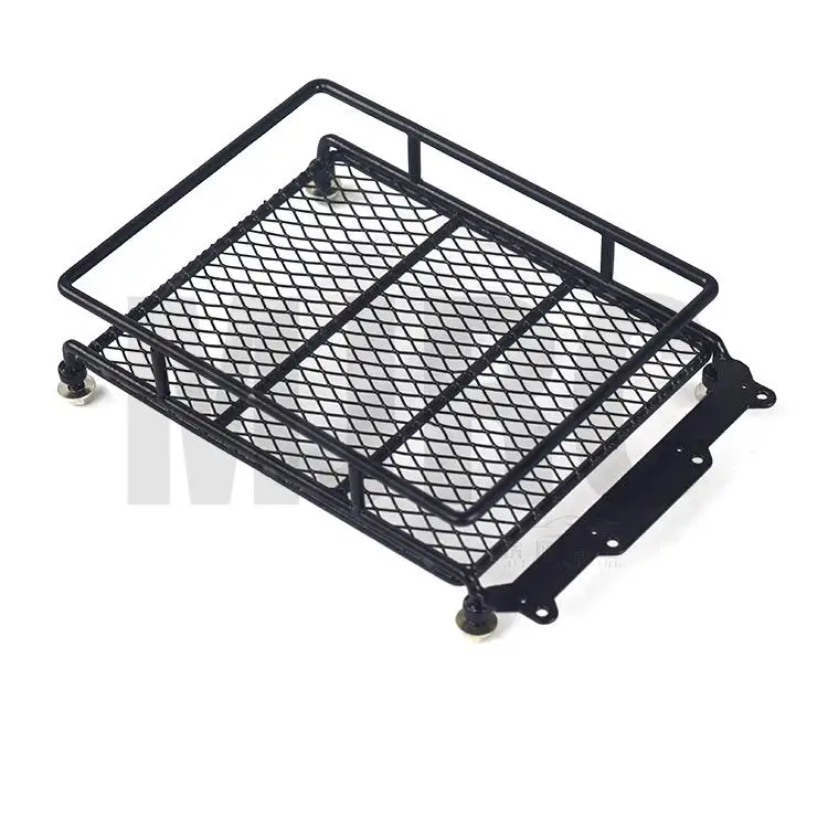 RC Car Rock Crawler Metal Roof Rack with LED Lights Bar