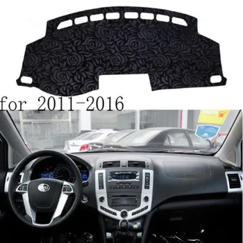 

Rose Pattern Non-slip Dashmat Dash Mat Dashboard Cover Pad Cover Carpet Car Sticker for BYD S6 2011 2012 2013-2016 Car St