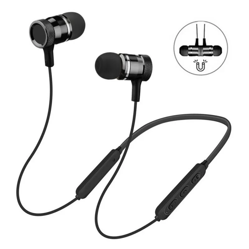 M98 Спортивные Bluetooth Наушники Металлические Магнитные стерео звуковые наушники usb зарядка для iPhone SamSung Xiaomi