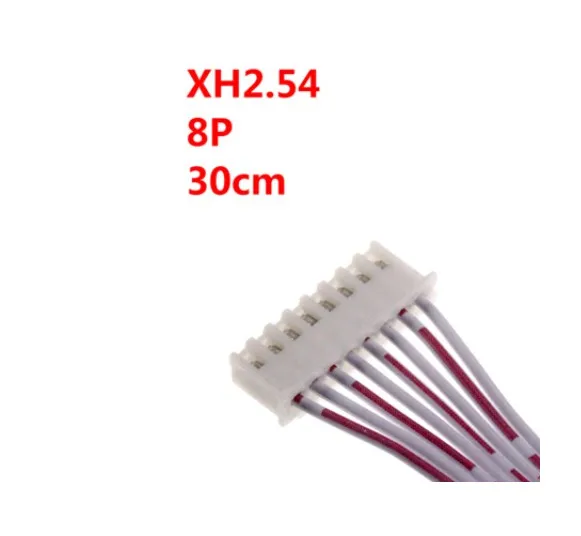Versatile XH 2.54mm Double-Head Male to Male Cable Connector - Choose Your Pin Pitch (2-10) with 30cm Flat Cable Wire Description Image.This Product Can Be Found With The Tag Names Connectors, Connectors Terminals, Double head, Electrical Equipment Supplies