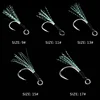 ALLBLUE 6pcs/lot Metal Jig Tail Assist Hook Short PE Line Feather Solid Ring Jigging Spoon Saltwater for 10-60g Fishing Lure ► Photo 3/6