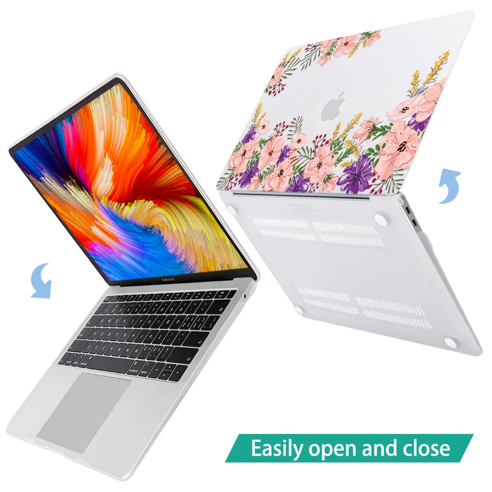 Redlai шаблон пластиковый жесткий корпус чехол для MacBook Pro 16 дюймов A2141 с сенсорной панелью Pro 13 Air 11 13 дюймов