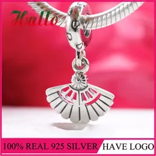 Ювелирное изделие plata Стерлинговое Серебро 925 пробы винтажный вентилятор качающаяся подвеска браслеты breloque prata 925 Подвески Изготовление ювелирных изделий