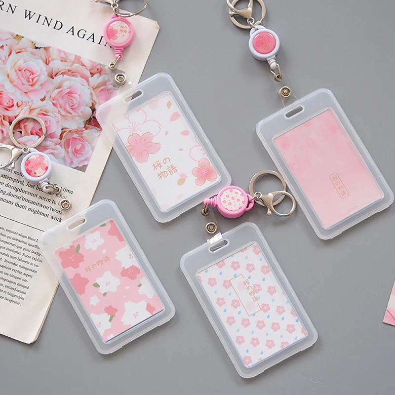 1 шт. брелок для ключей с выдвижным карточным знаком | Канцтовары офиса и дома