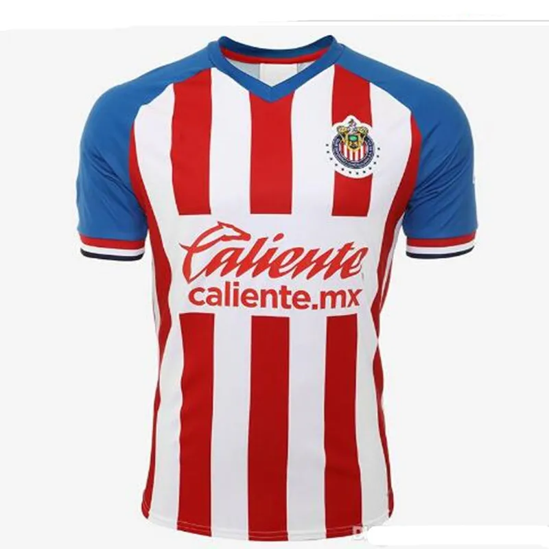 Guadalajara футбольные майки Chivas regal O. PINEOA A. PULIDO A. ZALDIVAR I. BRIZUELA home Out 19 20 Chivas regal футбольная рубашка - Цвет: shirt