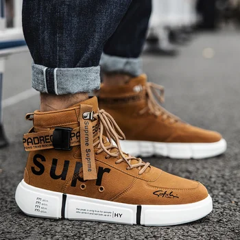 

ew high top Martin boots men's shoes Wild Keep Warm Men's Casual Shoes Youth Trend Wear-Resistant Men's Fasthion Sneakers